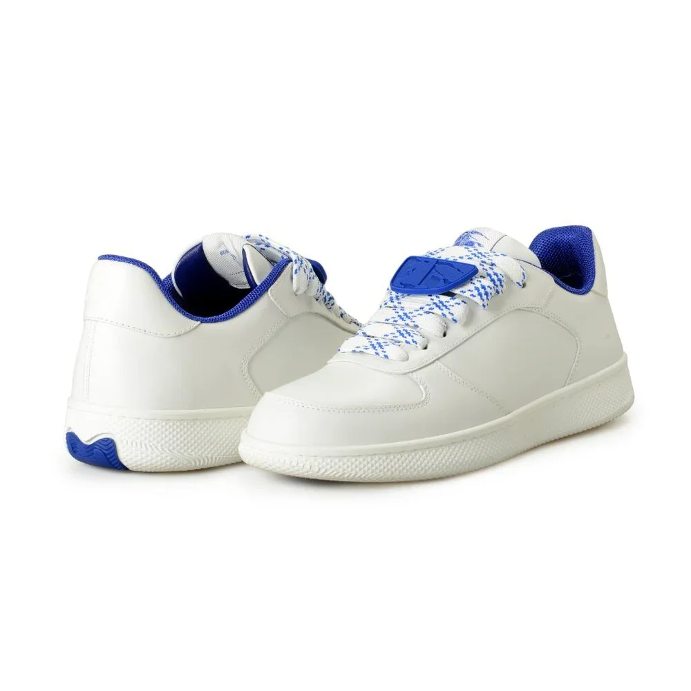 Burberry Men's "Terrace" White Leather Low Top Sneakers Shoes US 11 IT 44 - Picture 8 of 8